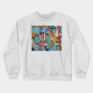 Art faces Crewneck Sweatshirt